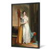 Thomas Sully,Lady with a Harp, Eliza Ridgely, c. 1818,large wall art,framed wall art,canvas wall art,large canvas,M2890