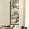Cheng Zhang,The cat looked at the fish,Chinese Art Prints,Vertical Narrow Art,large wall art,framed wall art,canvas wall art,M358