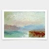 Joseph Mallord William Turner,River scene,art prints,Vintage art,canvas wall art,famous art prints,V1783