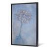 Piet Mondrian ,chrysant,Blue flower art,large wall art,framed wall art,canvas wall art,large canvas,M2848