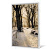 Peder Monsted,A Wooded Winter Landscape with Deer,large wall art,framed wall art,canvas wall art,large canvas,M2829