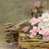 Margaret von Frankenberg,A Basket of Flowers,art prints,Vintage art,canvas wall art,famous art prints,V1856