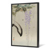 Ohara Koson,Bee Next to Flowering Wisteria,japanese painting,large wall art,framed wall art,canvas wall art,large canvas,M2794