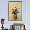 Odilon Redon,Flowers in a Vase circa 1910,large wall art,framed wall art,canvas wall art,large canvas,M2791
