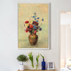 Odilon Redon,Flowers in a Vase circa 1910,large wall art,framed wall art,canvas wall art,large canvas,M2791