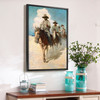 Newell Convers Wyeth,The Little Posse Started Out on its Journey, the Wiry Marshal First,large wall art,framed wall art,large canvas,M2785