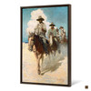 Newell Convers Wyeth,The Little Posse Started Out on its Journey, the Wiry Marshal First,large wall art,framed wall art,large canvas,M2785