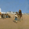 Nikolai Ulfsten,From Algeria,camel caravan,art prints,Vintage art,canvas wall art,famous art prints,V1897