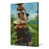 Mose di Giosue Bianchi,A woman with a pitcher,large wall art,framed wall art,canvas wall art,large canvas,M2778
