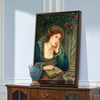 Marie Spartali Stillman,Beatrice,Woman Reading Art,large wall art,framed wall art,canvas wall art,large canvas,M2770