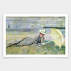 Paul Cesar Helleu,On the Beach,art prints,Vintage art,canvas wall art,famous art prints, V1914