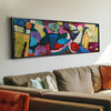 Wassily Kandinsky,Abstract Wall Art,Red Abstract,Canvas Print,Canvas Art,Canvas Wall Art,Large Wall Art,Framed Wall Art,Panoramic Art P297