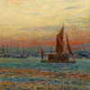 Philip Wilson Steer,sunset,art prints,Vintage art,canvas wall art,famous art prints,V1958