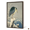 Koson Ohara,Reiger in sneeuw,Japanese art,large wall art,framed wall art,canvas wall art,large canvas,M2729