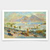 Pierre-Auguste Renoir,Bay of Naples, Evening, 1881,art prints,Vintage art,canvas wall art,famous art prints,V1966