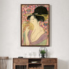 Kitagawa Utamaro,Woman Holding Comb,japanese painting,large wall art,framed wall art,canvas wall art,large canvas,M2723