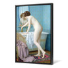 Jules Scalbert,Young Woman Preparing her Bath,large wall art,framed wall art,canvas wall art,large canvas, M2695