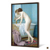 Jules Scalbert,Young Woman Preparing her Bath,large wall art,framed wall art,canvas wall art,large canvas, M2695