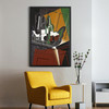 Juan Gris,The Sideboard, 1917 Oil On Plywood Photograph,abstract wall art,large wall art,framed wall art,canvas wall art,large canvas,M2686