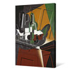 Juan Gris,The Sideboard, 1917 Oil On Plywood Photograph,abstract wall art,large wall art,framed wall art,canvas wall art,large canvas,M2686