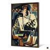 Juan Gris,Harlequin With A Guitar, 1917,abstract wall art,large wall art,framed wall art,canvas wall art,large canvas,M2682