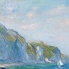 Claude Monet,Cliffs and Sailboats at Pourville,art prints,Vintage art,canvas wall art,famous art prints,V1142