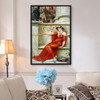 John Reinhard Weguelin,Revelry,beauty portrait,large wall art,framed wall art,canvas wall art,large canvas,M2646