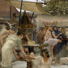 Sir Lawrence Alma-tadema,the Women Of Amphissa,art prints,Vintage art,canvas wall art,famous art prints,V2020