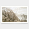 Caspar David Friedrich,Autumn Drawing,art prints,Vintage art,canvas wall art,famous art prints,V1098