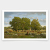 Theodore Rousseau,landscape With Cows And Oaks,art prints,Vintage art,canvas wall art,famous art prints,V2032