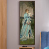Alfred stevens,spring,portrait Of A Woman,Vertical Narrow Art,large wall art,framed wall art,canvas wall art,M320