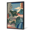 Hiroshige,Tajima,temple in the valley,japanese painting,large wall art,framed wall art,canvas wall art,large canvas,M2573