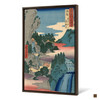 Hiroshige,Tajima,temple in the valley,japanese painting,large wall art,framed wall art,canvas wall art,large canvas,M2573