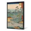 Hiroshige,Hodogaya,rest in the hut,japanese painting,large wall art,framed wall art,canvas wall art,large canvas,M2533