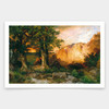 Thomas Moran,Western Sunset,art prints,Vintage art,canvas wall art,famous art prints,V2070