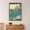 Hiroshige,Chiryu,pine tree by the road,japanese painting,large wall art,framed wall art,canvas wall art,large canvas,M2514