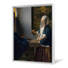 Johannes Vermeer,Woman Holding A Balance,Canvas Print,Canvas Art,Canvas Wall Art,Large Wall Art,Framed Wall Art,P534