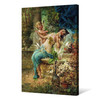 Hans Zatzka,Defeated,cupid and girl,1921,large wall art,framed wall art,canvas wall art,large canvas,M2485