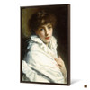 Gustave Jacquet,Portrait of a Young Girl in White,large wall art,framed wall art,canvas wall art,large canvas,M2478