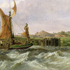 William Clarkson Stanfield,Tilbury Fort - Wind Against the Tide,art prints,Vintage art,canvas wall art,famous art prints,V2106