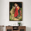 Gabriel Ferrier,Little Red Riding Hood,large wall art,framed wall art,canvas wall art,large canvas,M2430