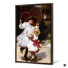 Frederick Morgan,Skipping,Two girls jump rope,large wall art,framed wall art,canvas wall art,large canvas,M2423
