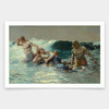 Winslow Homer,undertow,art prints,Vintage art,canvas wall art,famous art prints,V2160