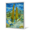 Vincent Van Gogh,Two Poplars In The Alpilles Near Saint-Rémy,Canvas Print,Canvas Art,Canvas Wall Art,Large Wall Art,Framed Wall Art,P689