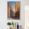 Colin Campbell Cooper,Wall and Broad Streets,large wall art,framed wall art,canvas wall art,large canvas,M2343
