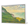 Georges Seurat, Seascape At Port And Bessin Normandy,Island Scenery,Canvas Print,Canvas Art,Canvas Wall Art,Large Wall Art,Framed Art,P1042