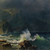 Albert Bierstadt,Puget Sound On The Pacific Coast, 1870,art prints,Vintage art,canvas wall art,famous art prints,V935