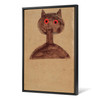 Bill Traylor,Abstract Cat with Red Eyes,large wall art,framed wall art,canvas wall art,large canvas,M2289