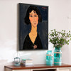Amedeo Modigliani,Young woman with rose, Margherita,large wall art,framed wall art,canvas wall art,large canvas,M2238