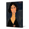 Amedeo Modigliani,Young woman with rose, Margherita,large wall art,framed wall art,canvas wall art,large canvas,M2238